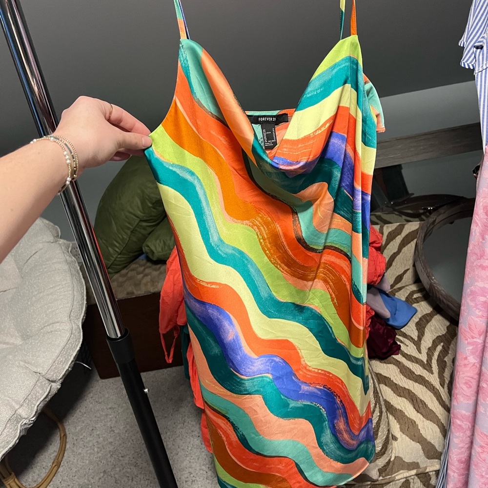 Colorful Striped Dress